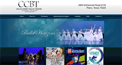 Desktop Screenshot of ccballet.com